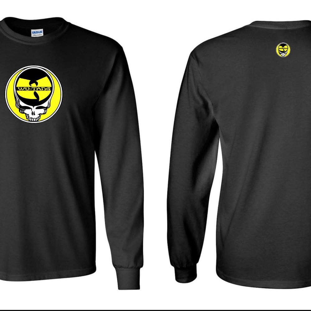 Wu Tang Stealie Grateful Dead Long Sleeve t-shirt Shakedown Mashup